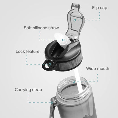 Smart Water Bottle - Black