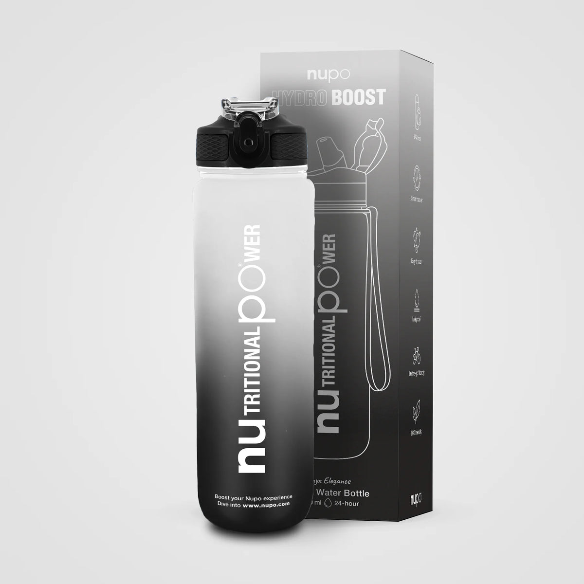 Smart Water Bottle - Black
