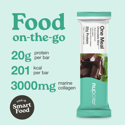 Nupo One Meal Bar Chocolate/Mint - Collagen