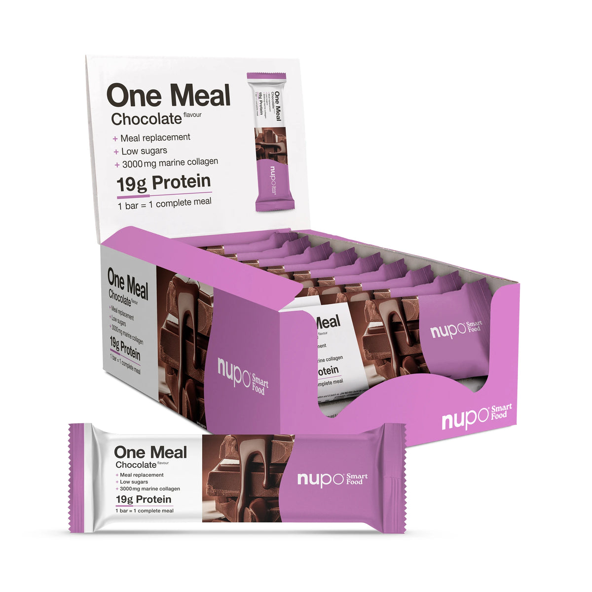 Nupo One Meal Bar Chocolate - Collagen