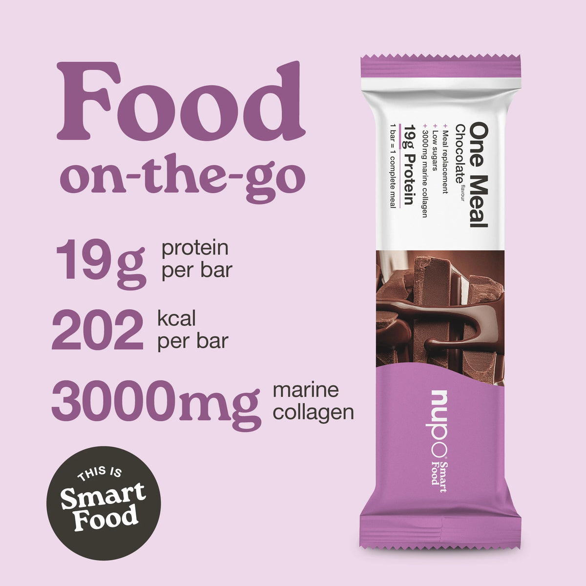 Nupo One Meal Bar Chocolate - Collagen