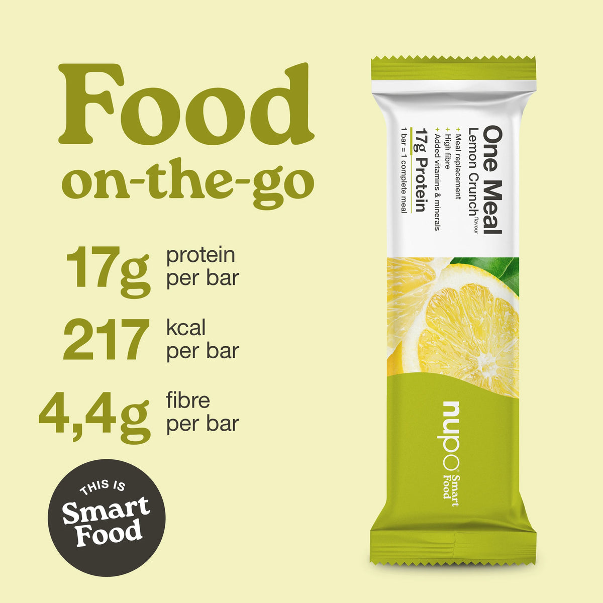 Nupo One Meal Bar Lemon Crunch